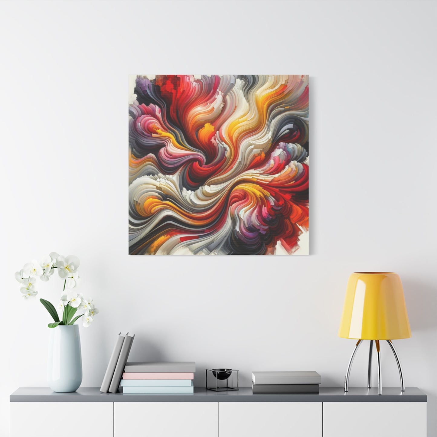 Vibrant Abstract Swirls - Matte Canvas, Stretched, 1.25"