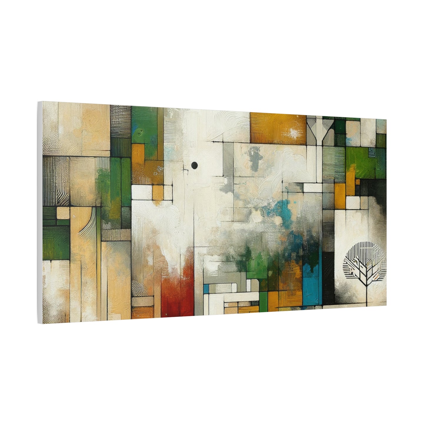 Abstract Geometric Art - Matte Canvas, Stretched, 1.25"