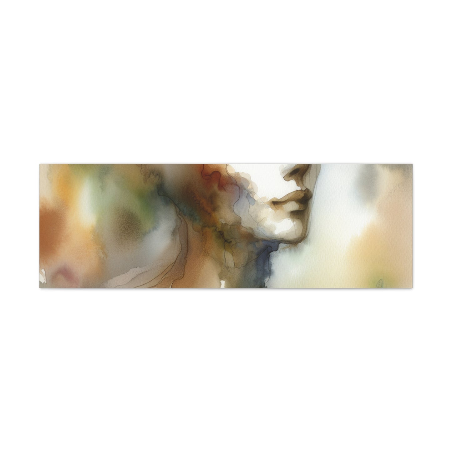 Dreamy Watercolor Portrait - Matte Canvas, Stretched, 1.25"