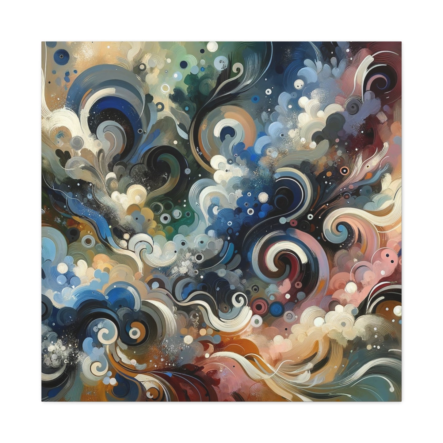 Abstract Swirls - Matte Canvas, Stretched, 1.25"