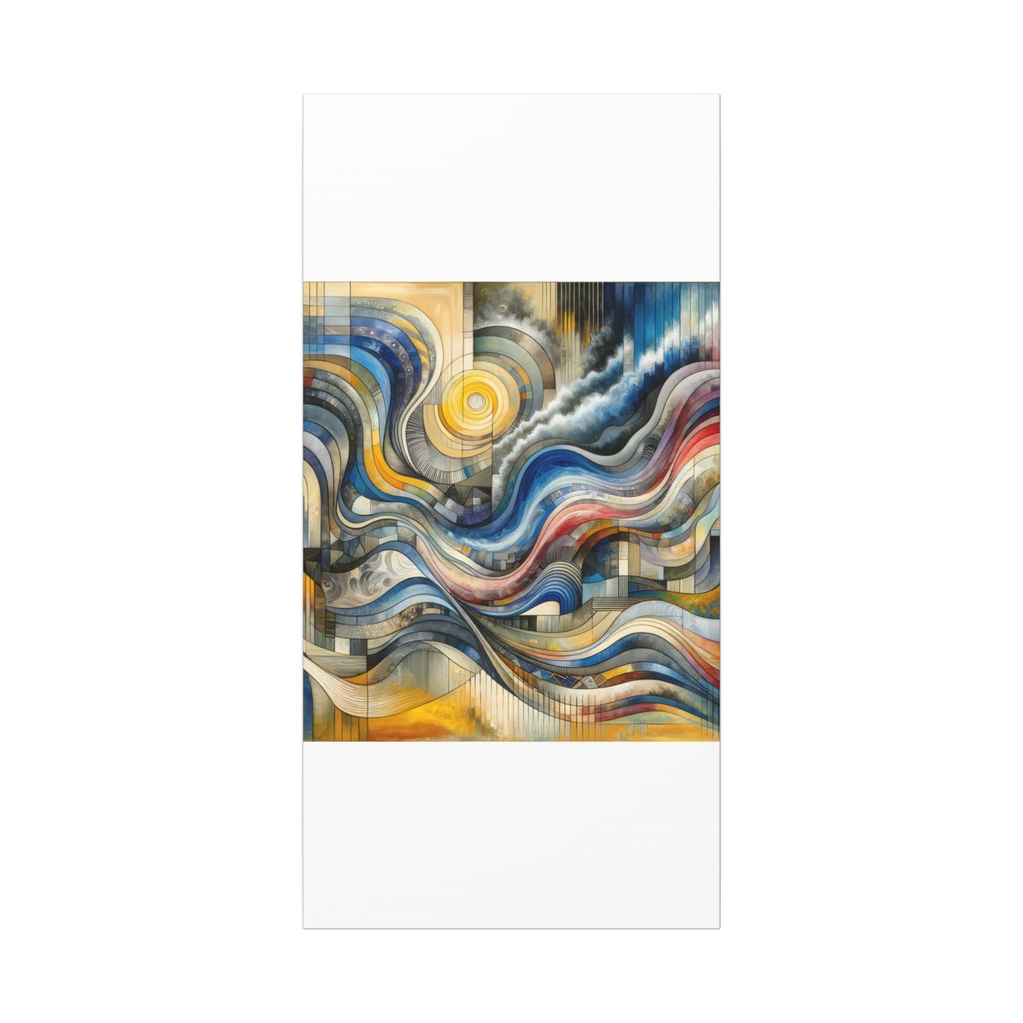 Abstract Waves - Matte Canvas, Stretched, 1.25"