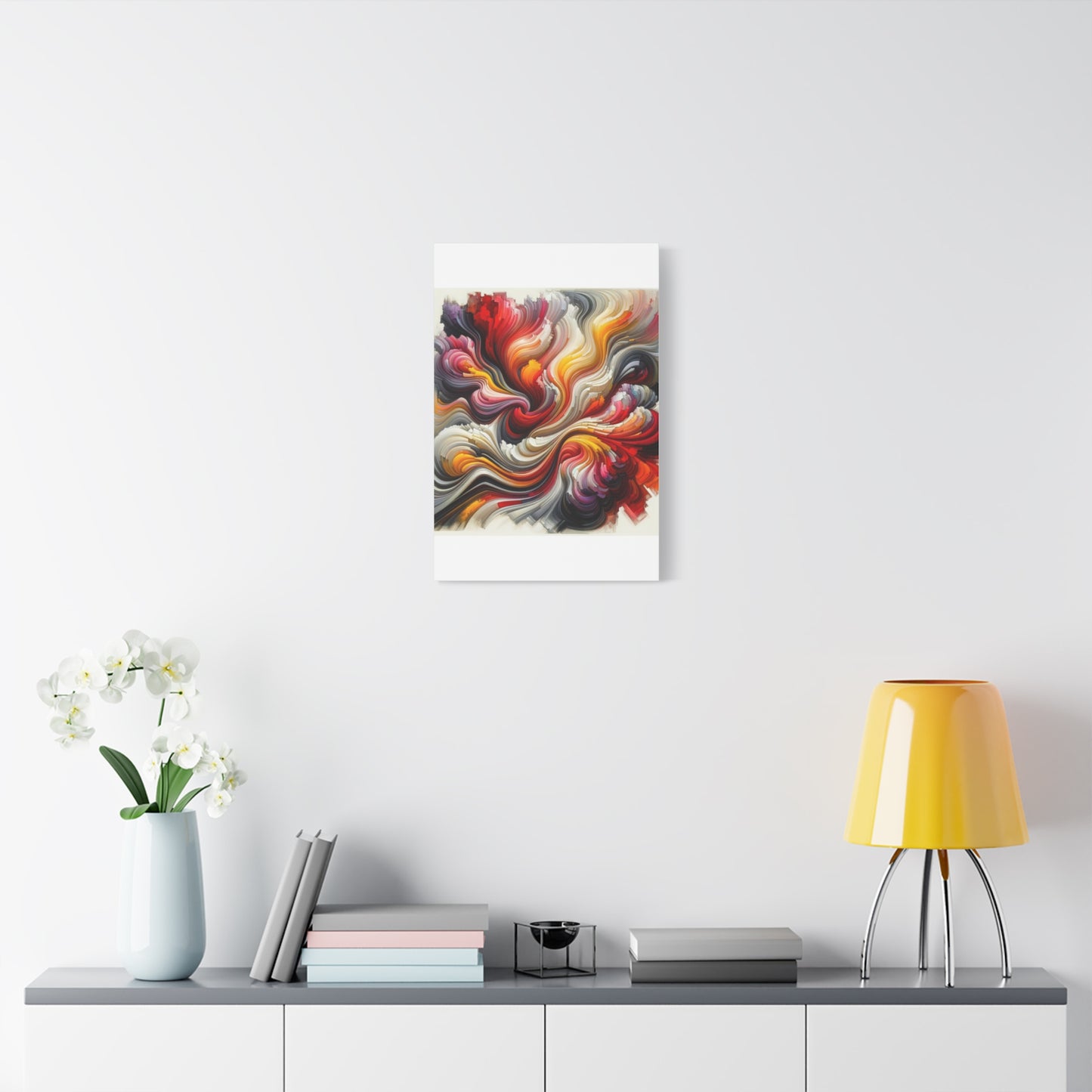 Vibrant Abstract Swirls - Matte Canvas, Stretched, 1.25"