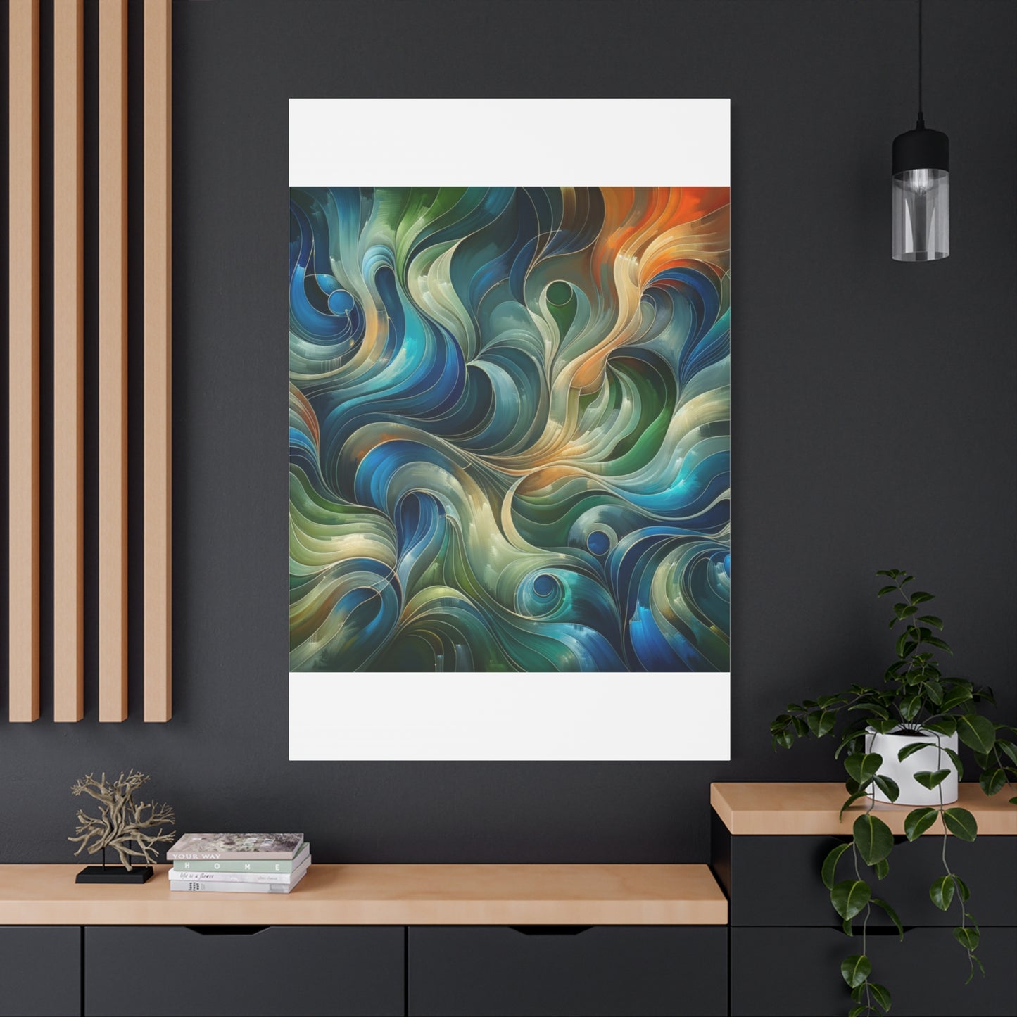 Abstract Swirls - Matte Canvas, Stretched, 1.25"