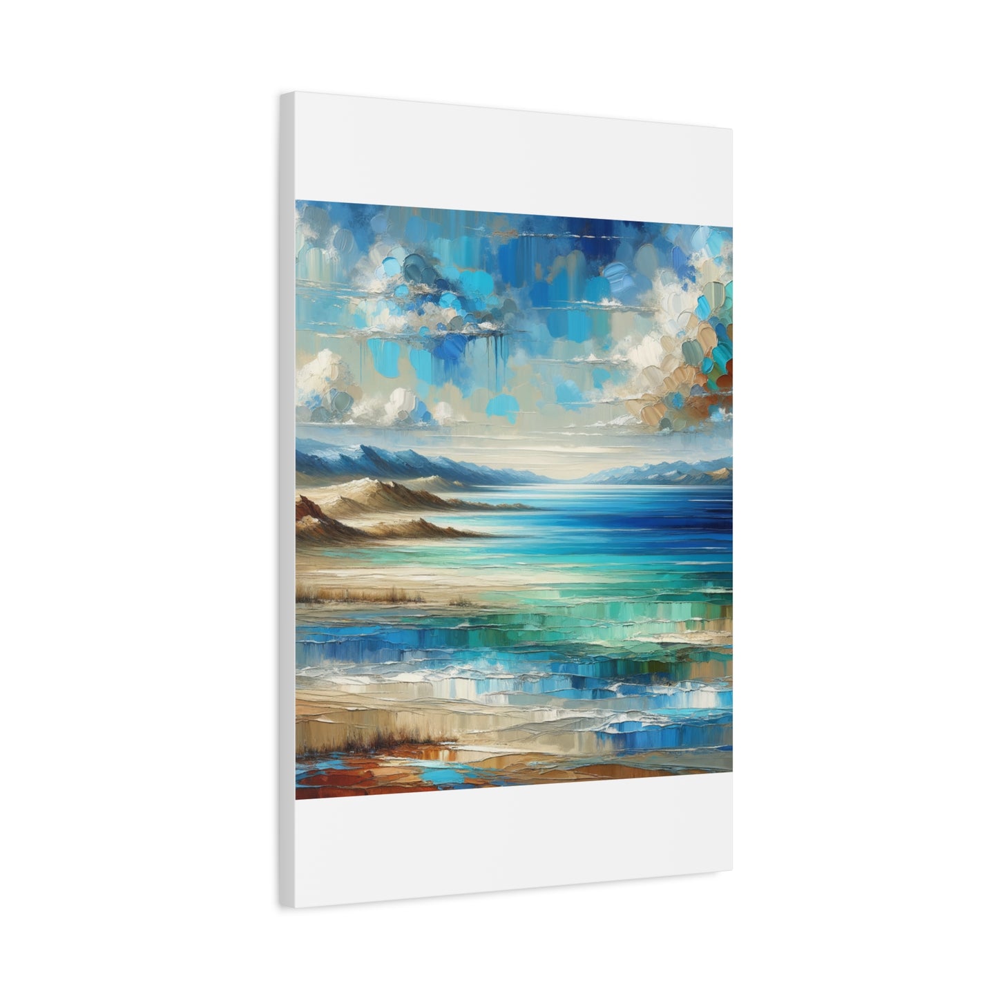 Matte Canvas, Stretched, 1.25" - Abstract Seaside Enchantment