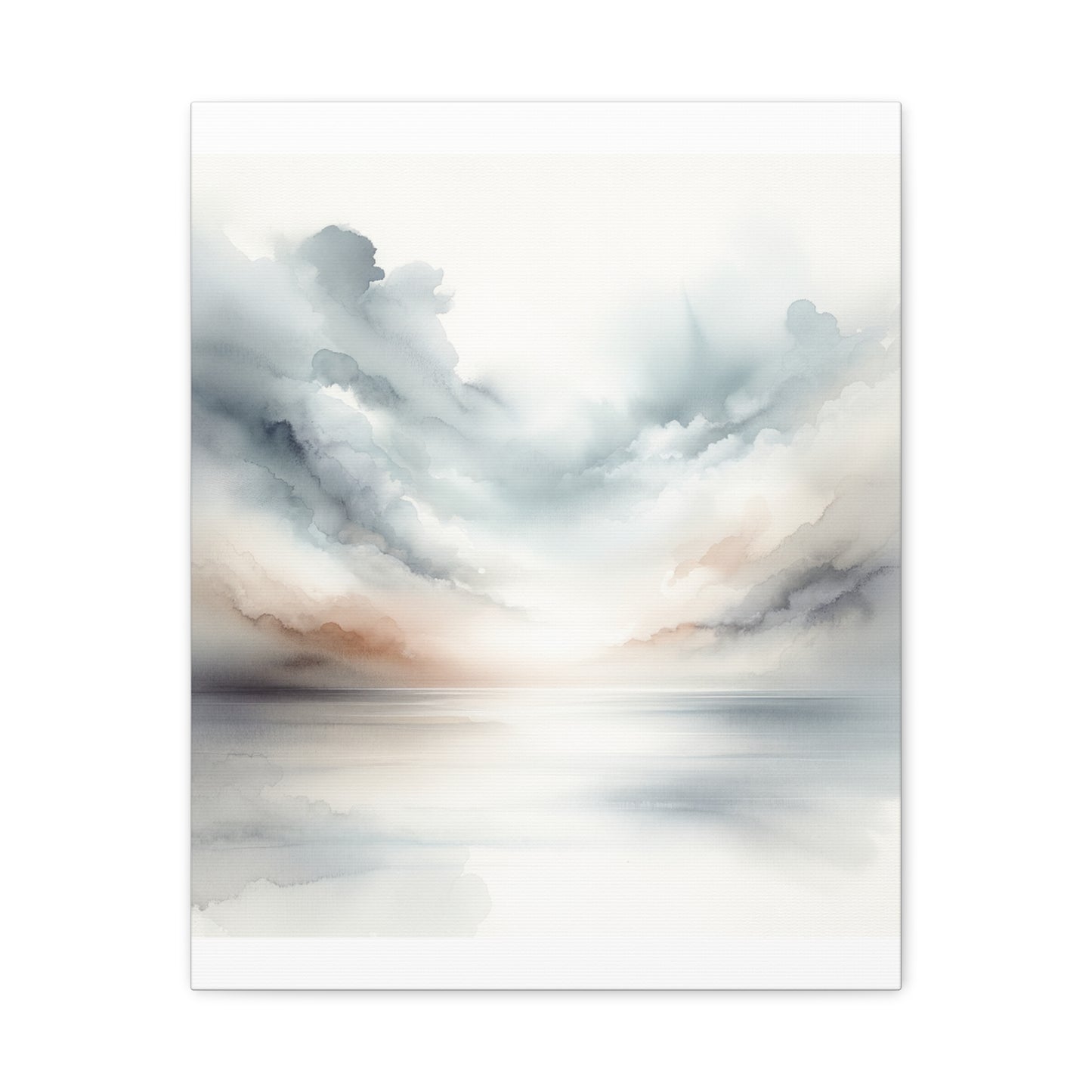 Matte Canvas, Stretched, 1.25" - Serene Watercolor Sky