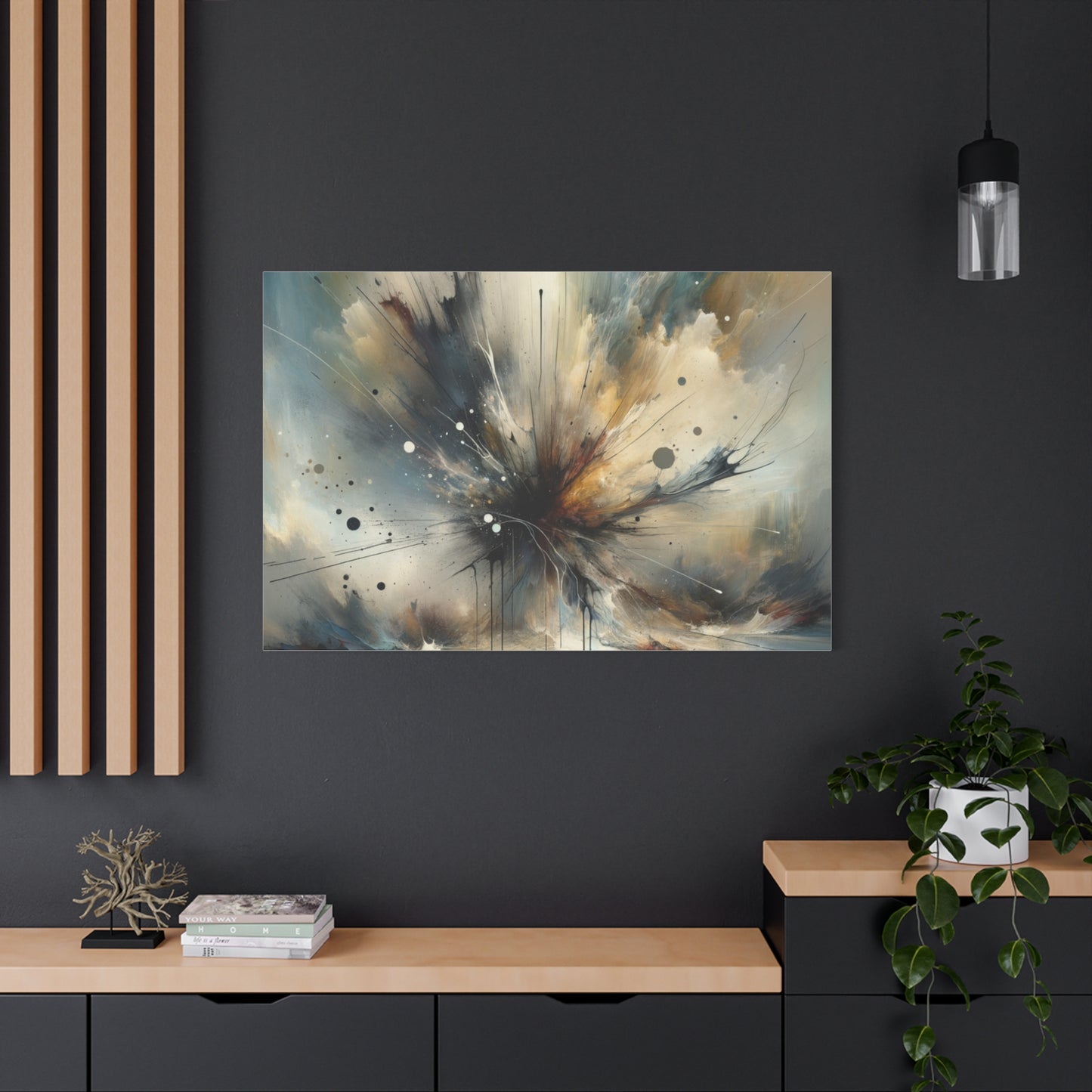 Abstract Explosion - Matte Canvas, Stretched, 1.25"