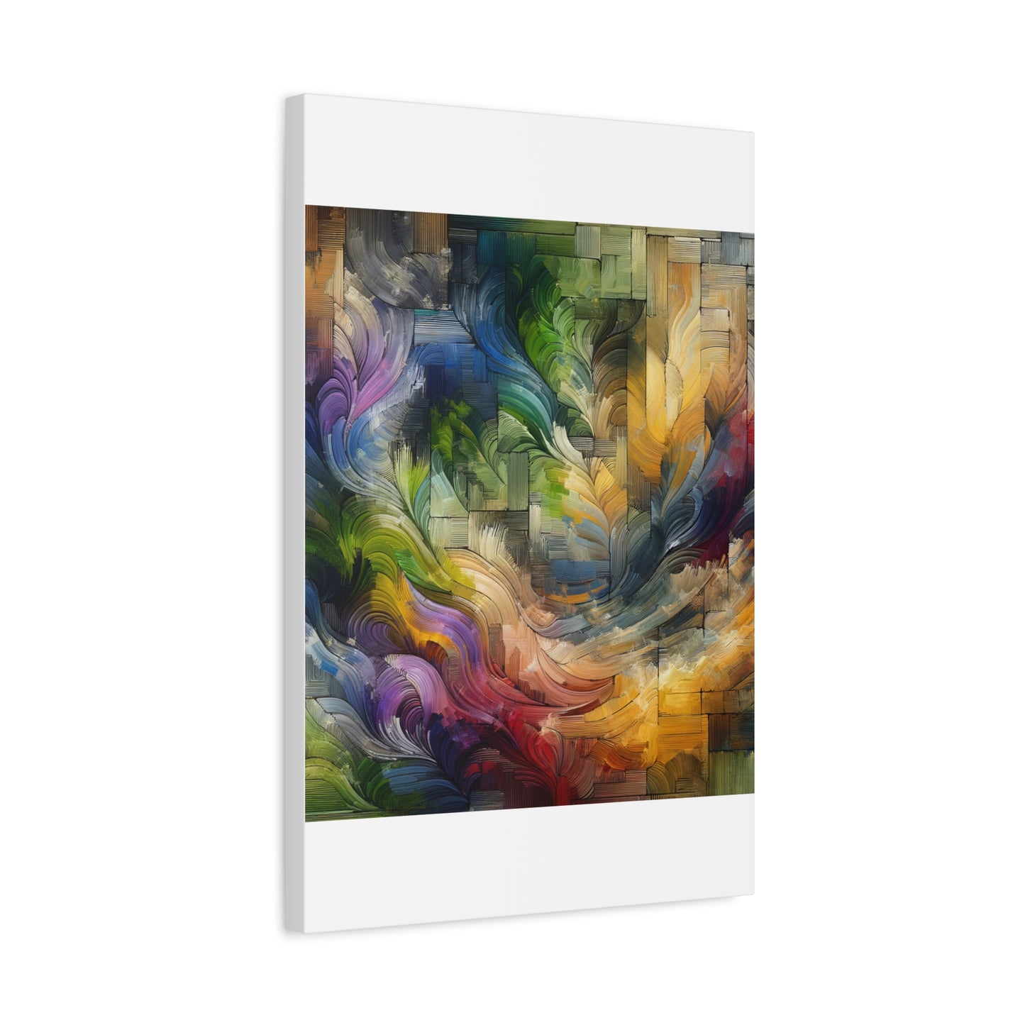 Colorful Abstract Swirls - Matte Canvas, Stretched, 1.25"