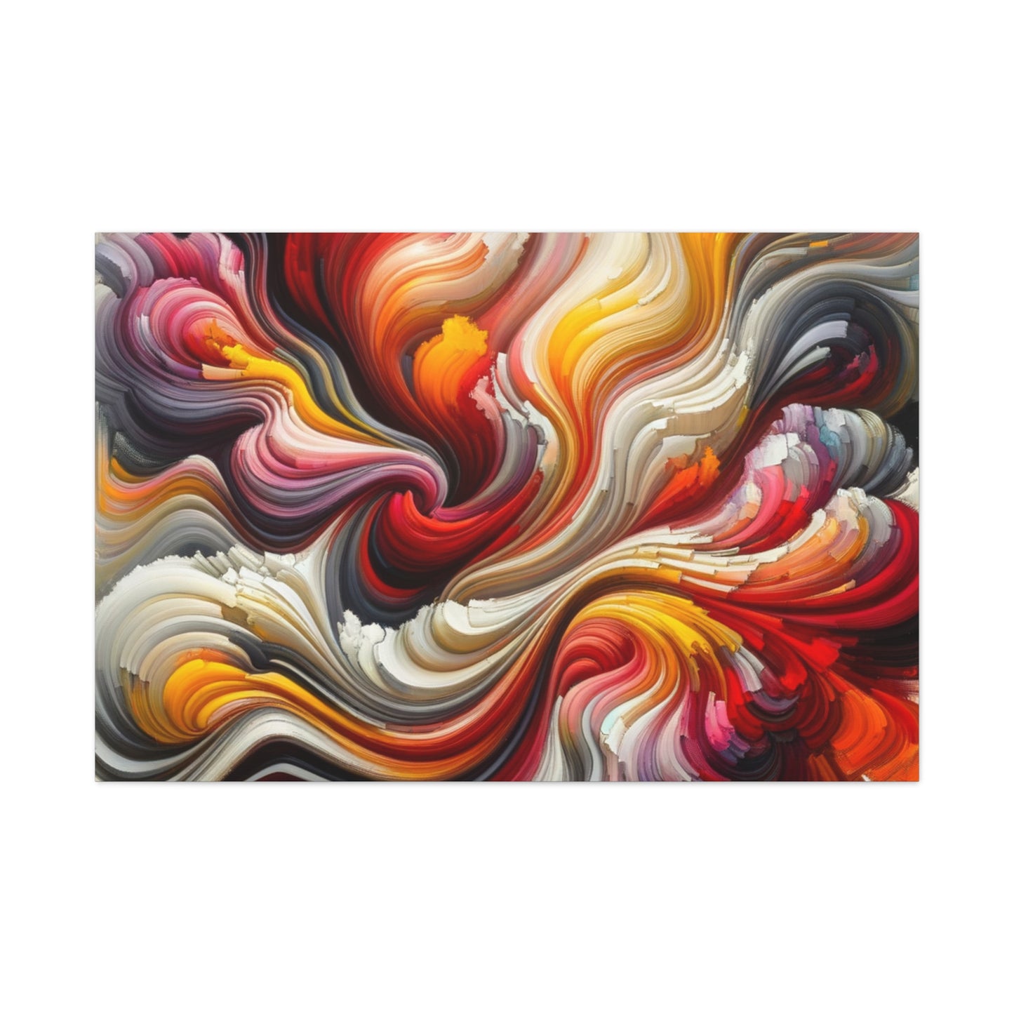 Vibrant Abstract Swirls - Matte Canvas, Stretched, 1.25"