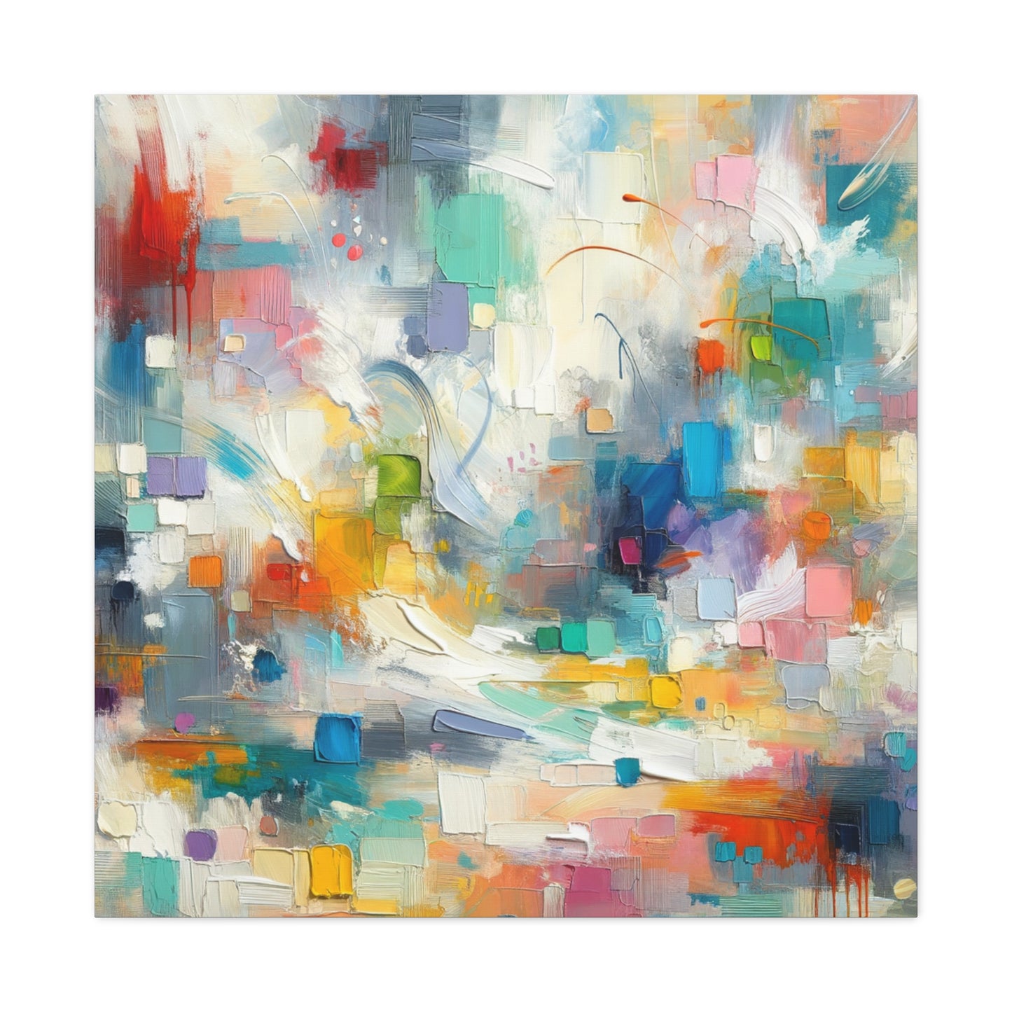 Abstract Color Burst - Matte Canvas, Stretched, 1.25"