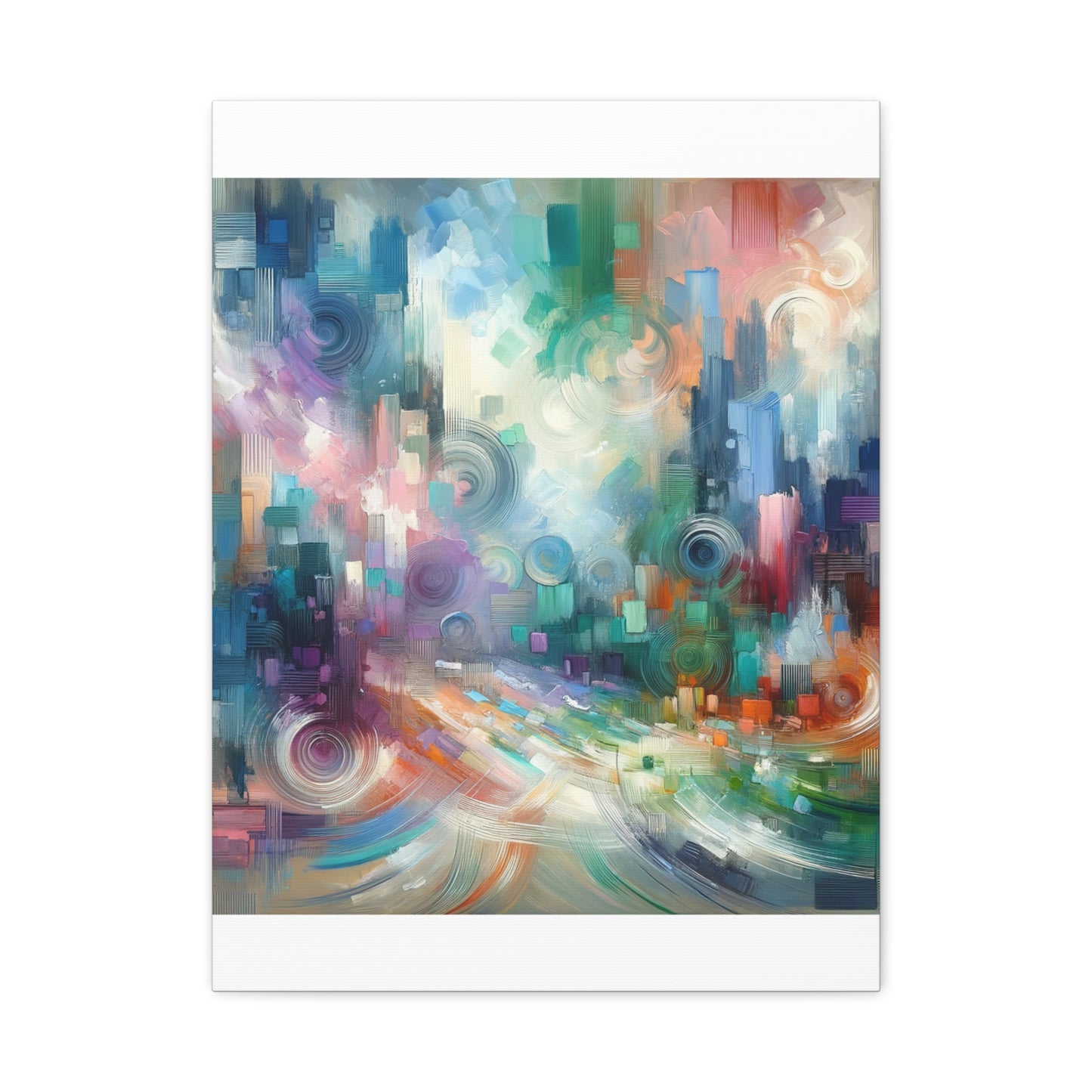 Abstract Color Symphony - Matte Canvas, Stretched, 1.25"