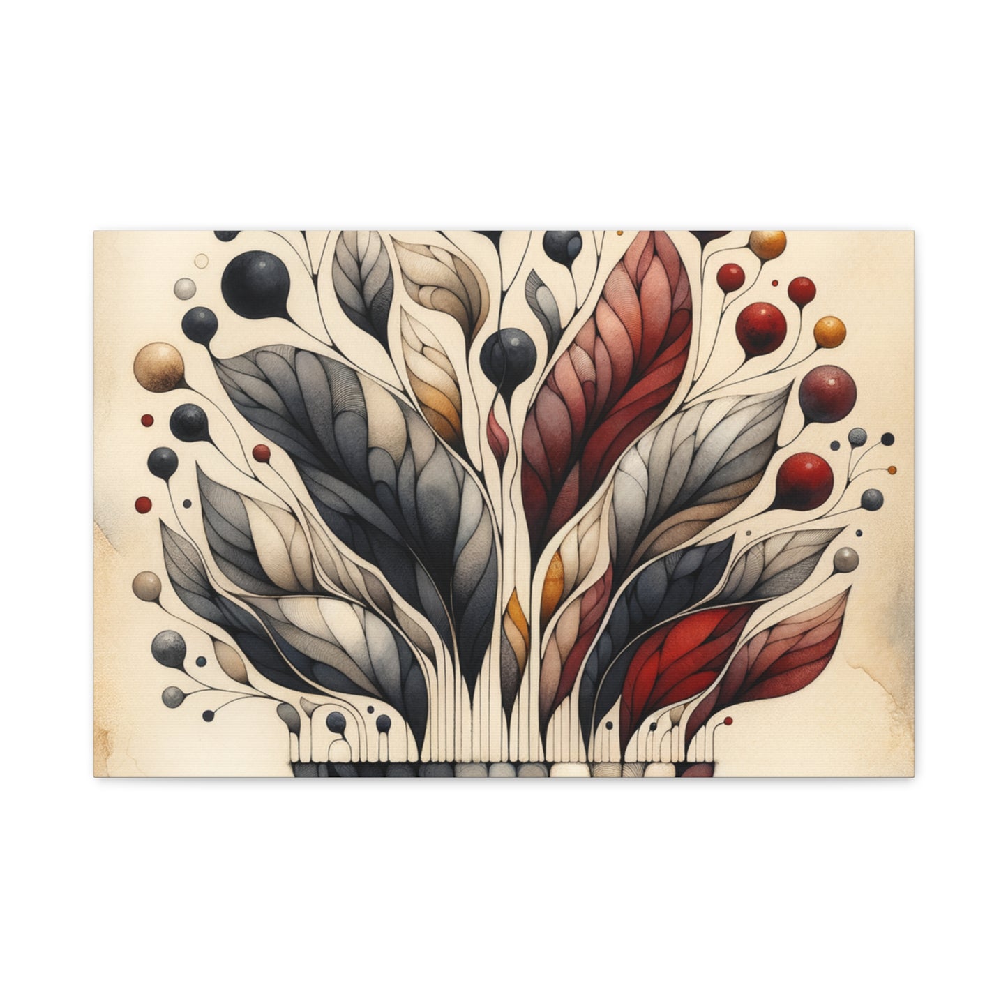 Abstract Floral Art - Matte Canvas, Stretched, 1.25"