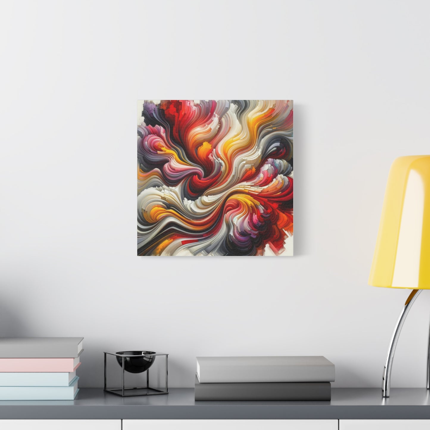 Vibrant Abstract Swirls - Matte Canvas, Stretched, 1.25"