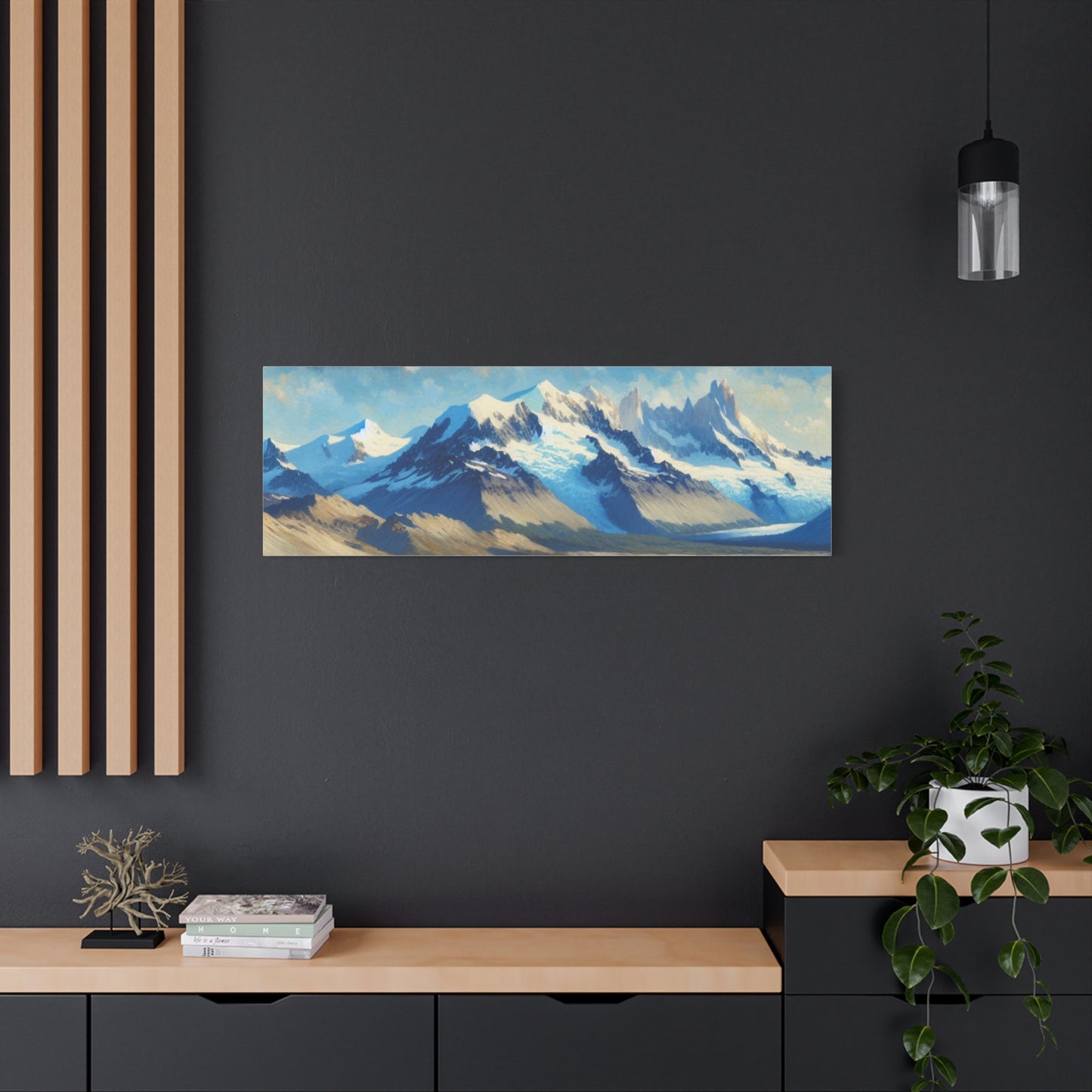 Mountain Landscape - Matte Canvas, Stretched, 1.25"