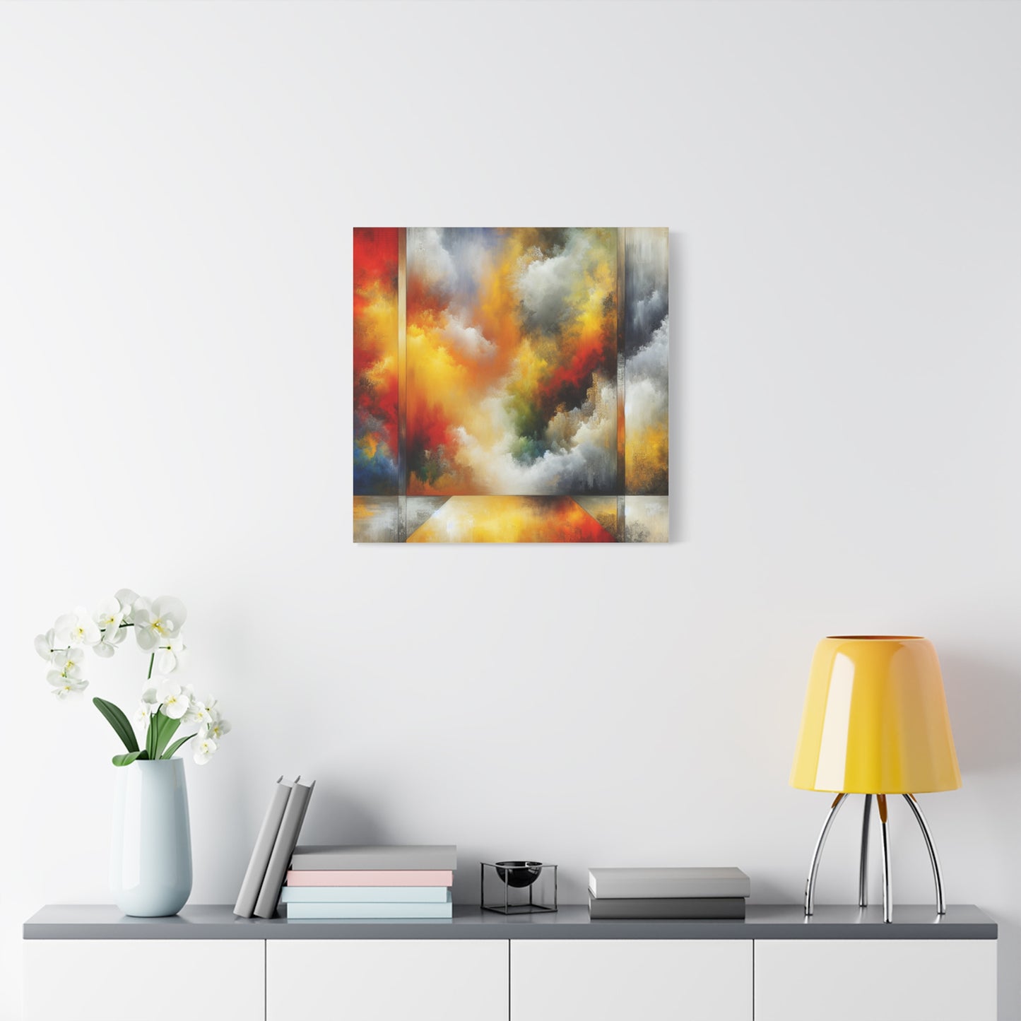 Abstract Colorful Clouds - Matte Canvas, Stretched, 1.25"