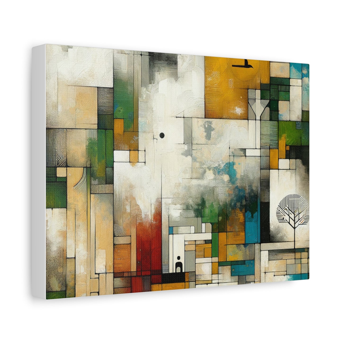 Abstract Geometric Art - Matte Canvas, Stretched, 1.25"