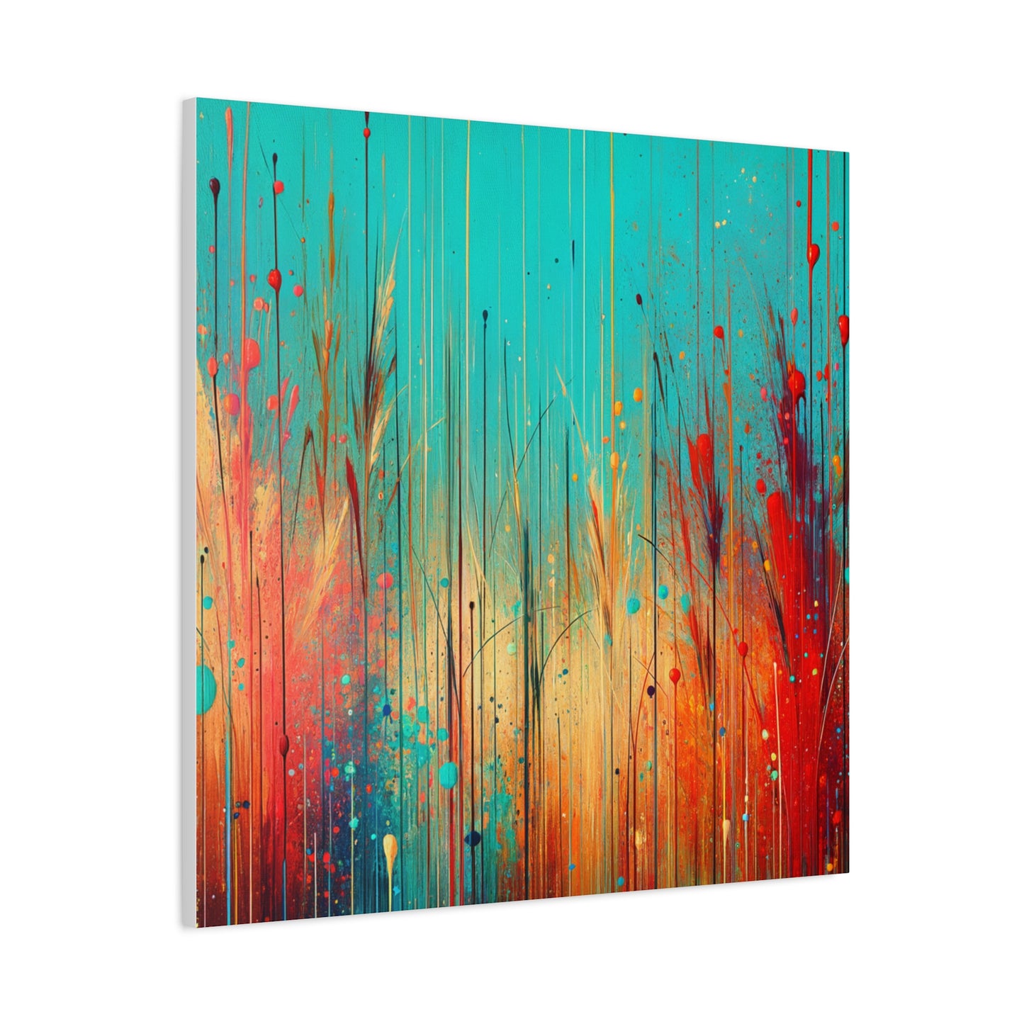 Vibrant Abstract Landscape - Matte Canvas, Stretched, 1.25"