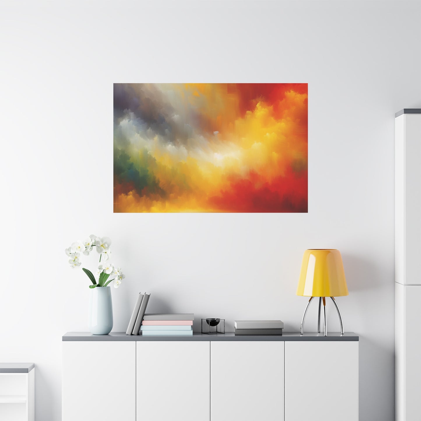 Vibrant Abstract Sky - Matte Canvas, Stretched, 1.25"