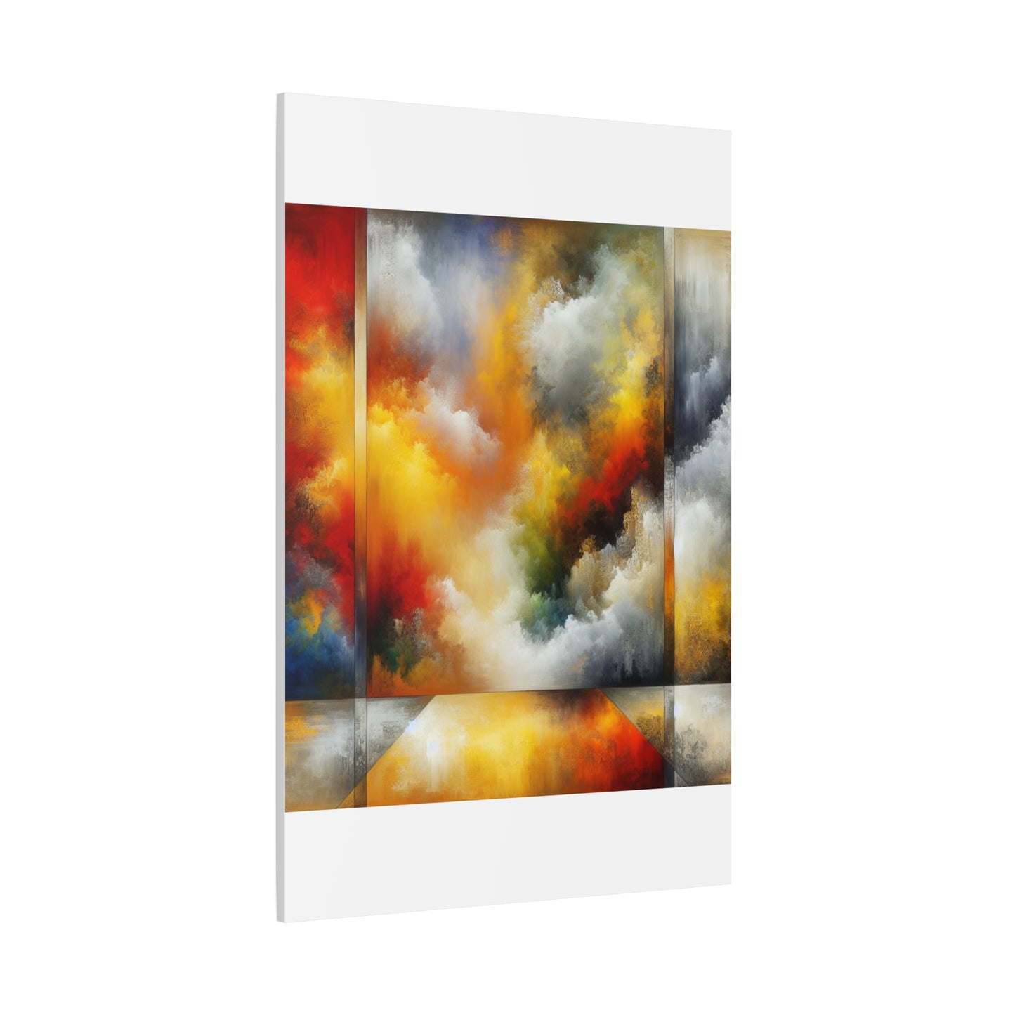 Abstract Colorful Clouds - Matte Canvas, Stretched, 1.25"