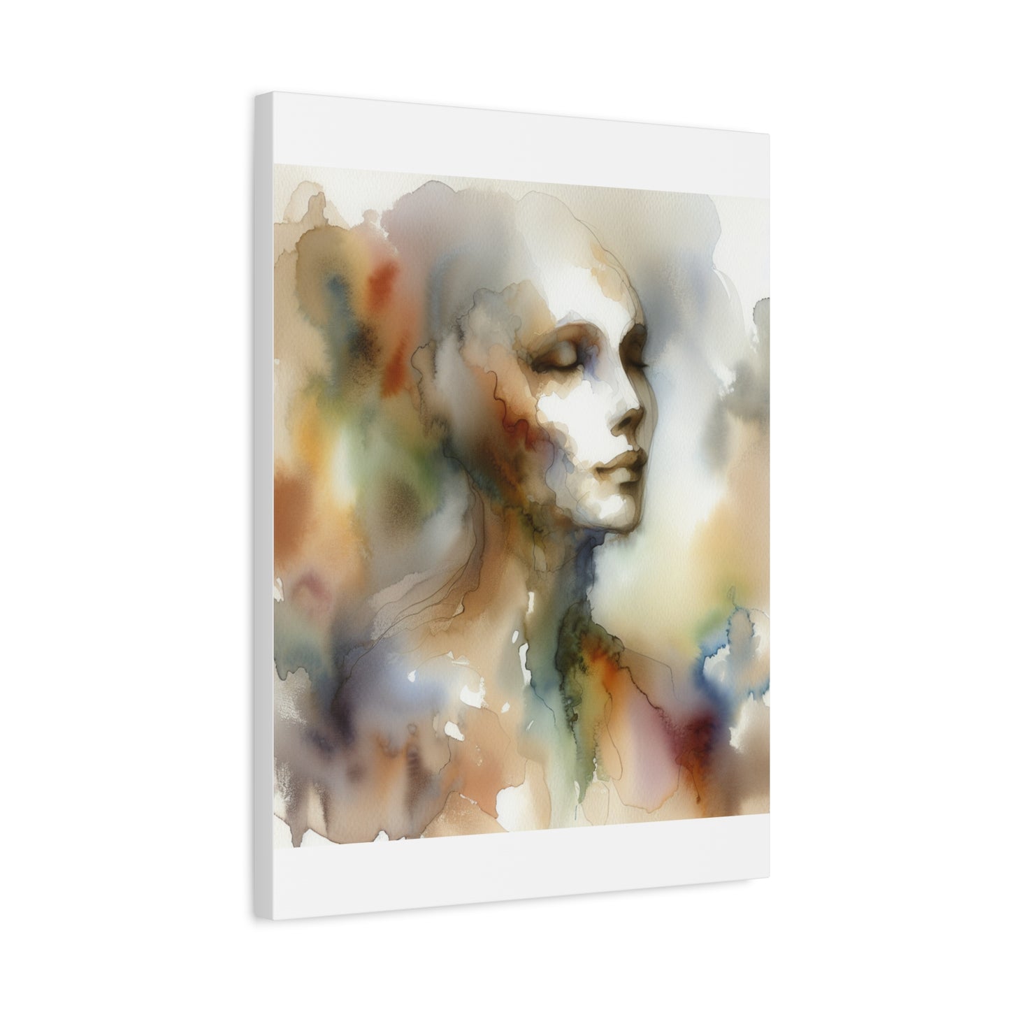 Dreamy Watercolor Portrait - Matte Canvas, Stretched, 1.25"