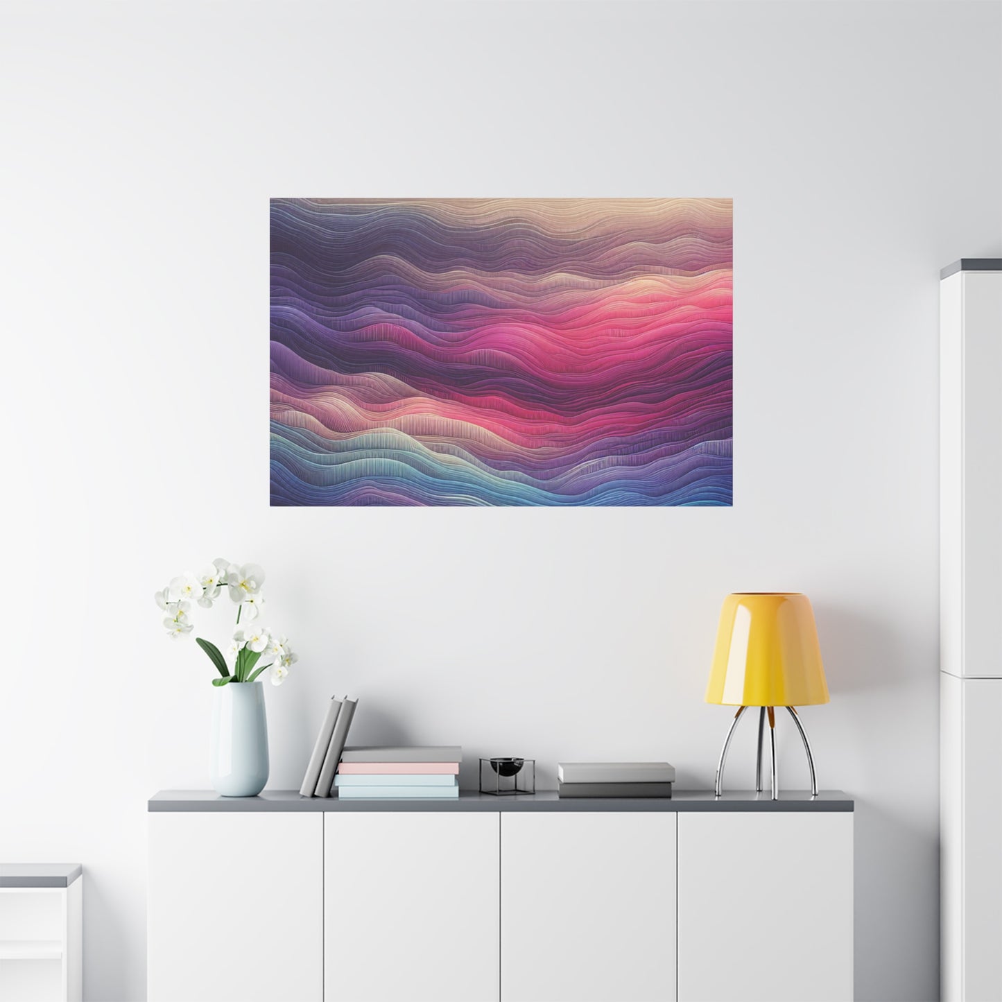 Wave Harmony - Matte Canvas, Stretched, 1.25"