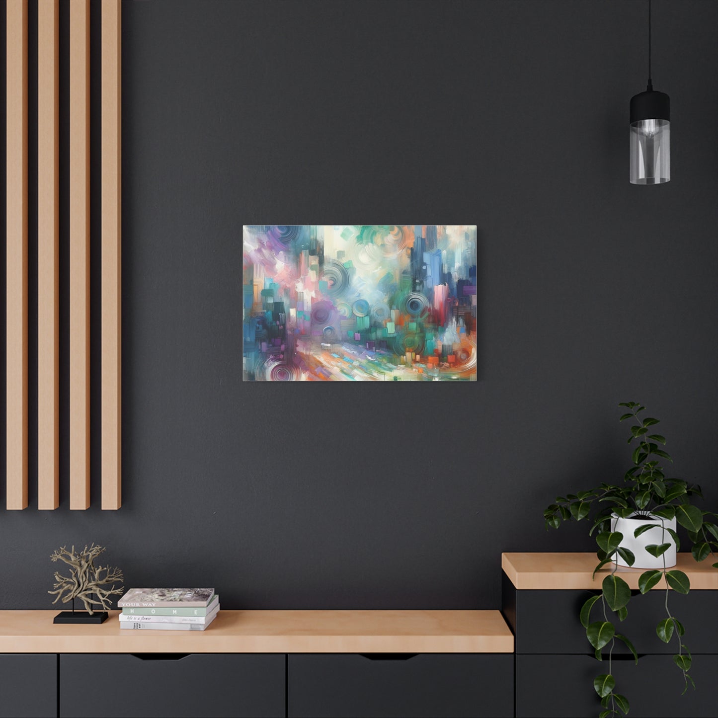 Abstract Color Symphony - Matte Canvas, Stretched, 1.25"