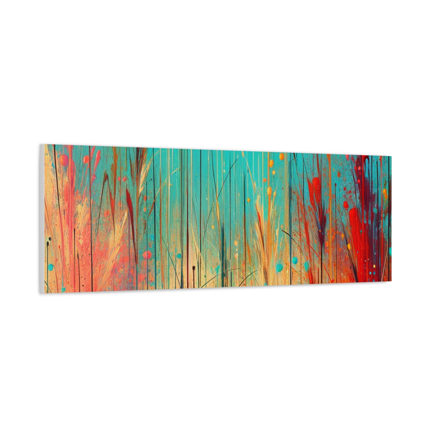 Vibrant Abstract Landscape - Matte Canvas, Stretched, 1.25"