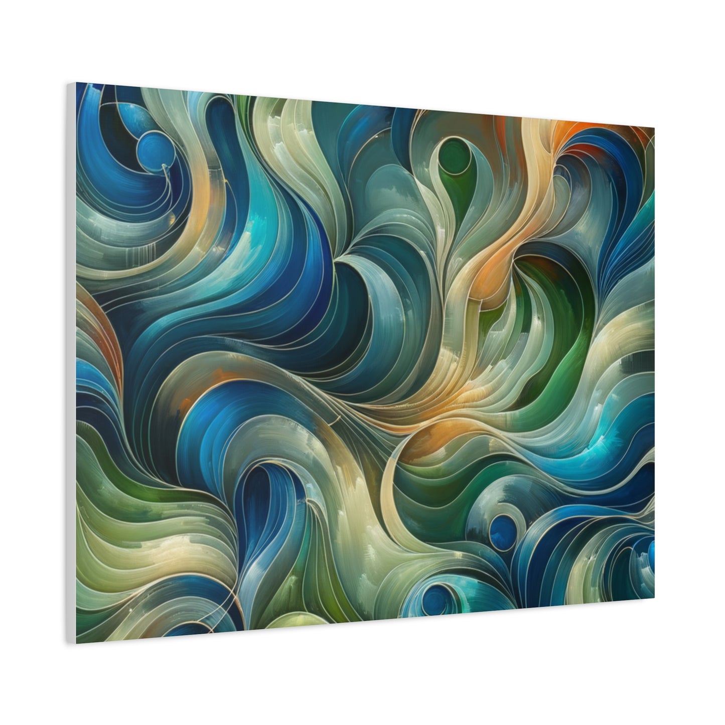 Abstract Swirls - Matte Canvas, Stretched, 1.25"