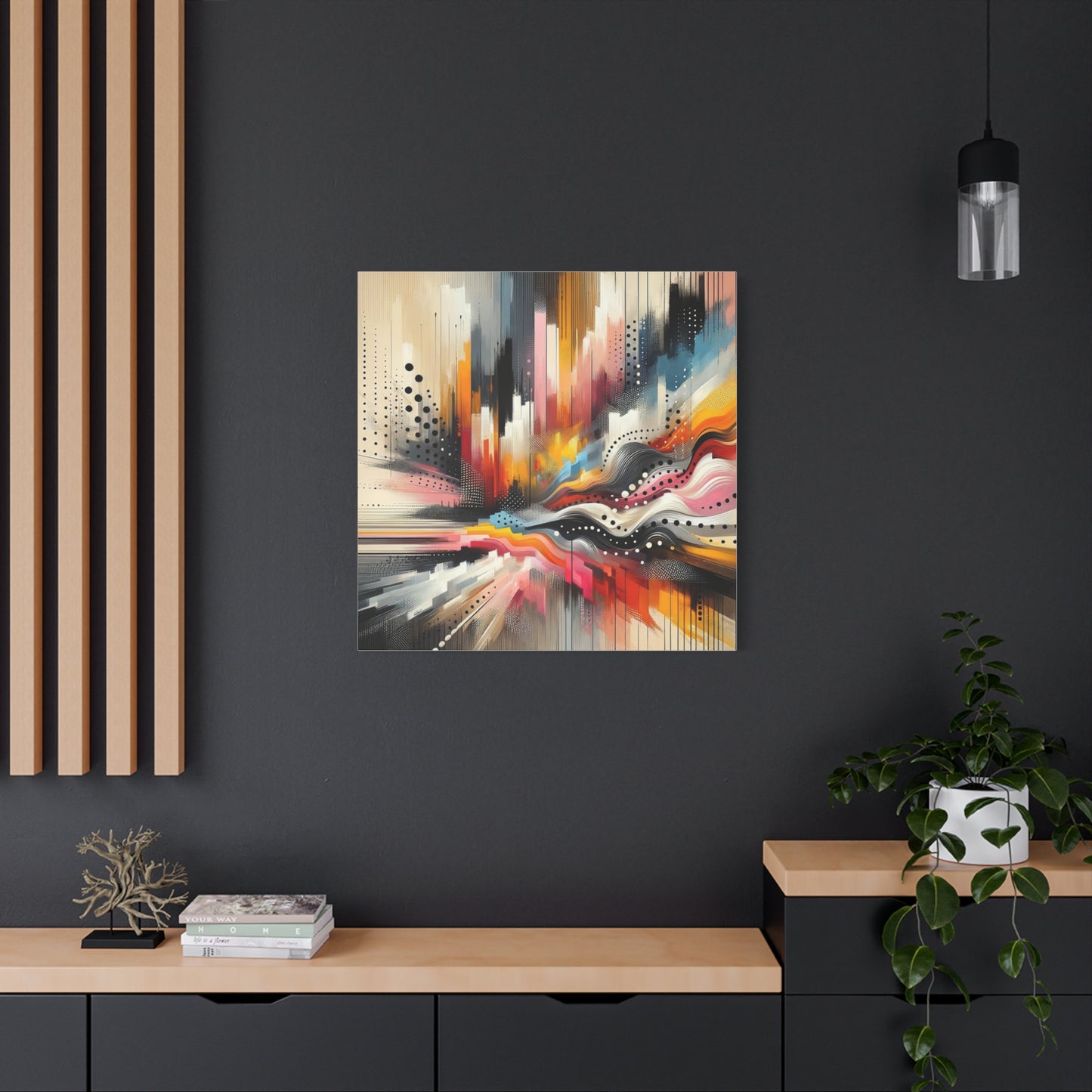 Abstract Color Symphony - Matte Canvas, Stretched, 1.25"