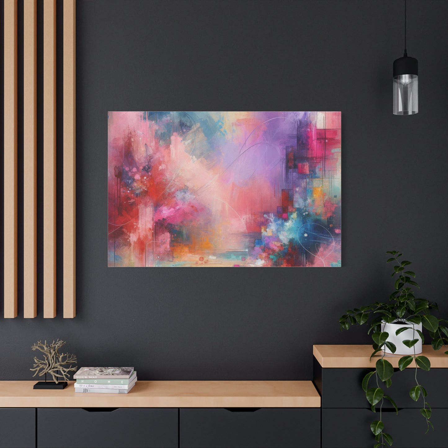 Abstract Color Symphony - Matte Canvas, Stretched, 1.25"