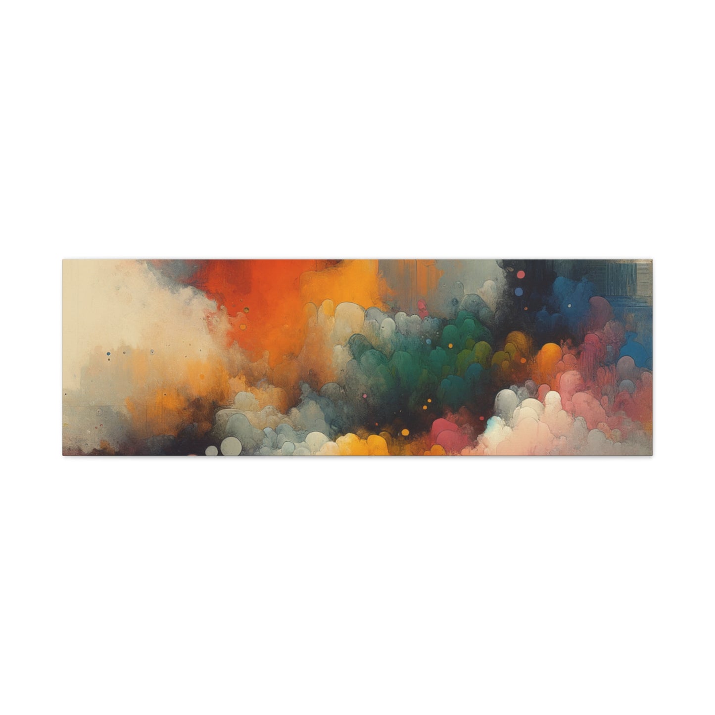 Colorful Abstract Clouds - Matte Canvas, Stretched, 1.25"