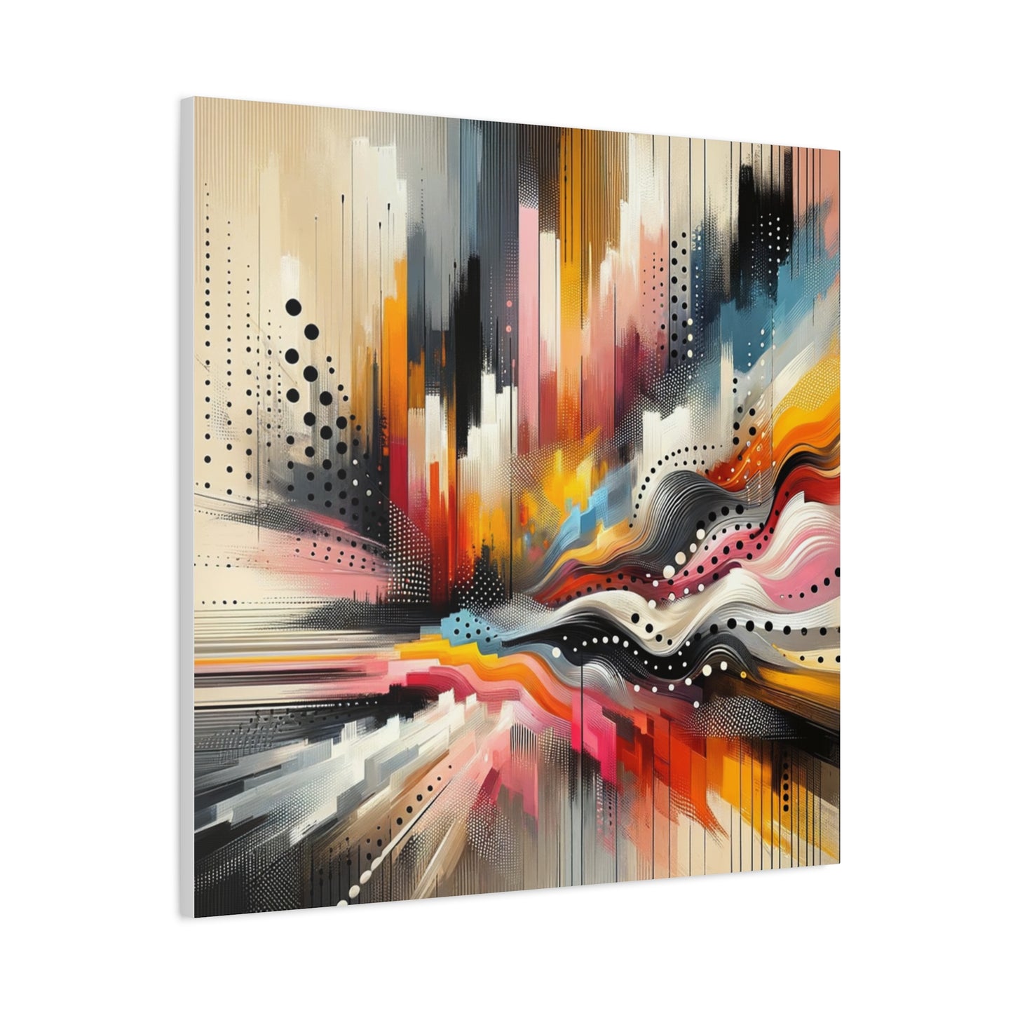 Abstract Color Symphony - Matte Canvas, Stretched, 1.25"