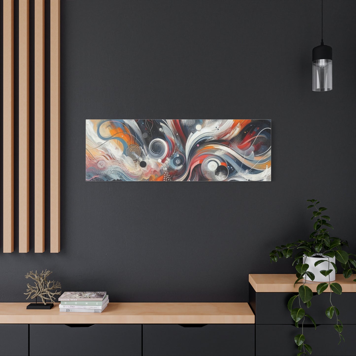 Abstract Swirl Matte Canvas, Stretched, 1.25"