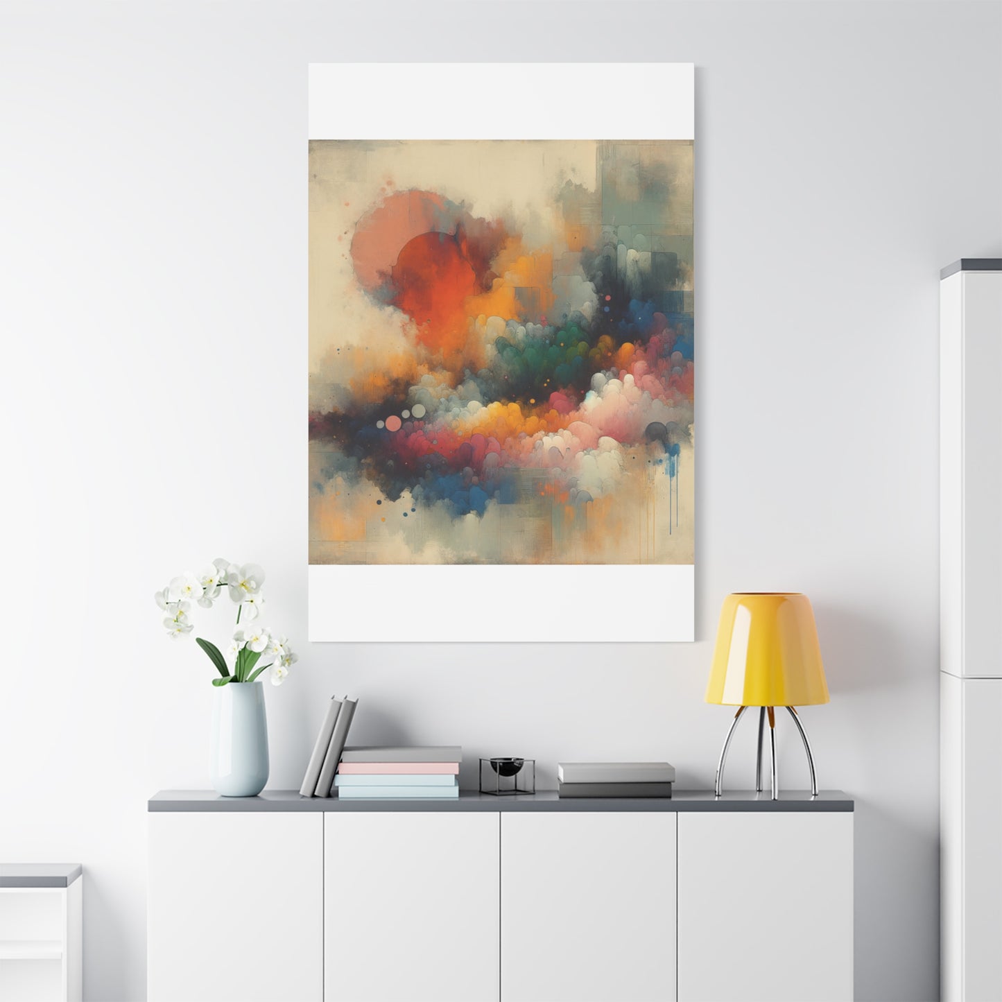 Colorful Abstract Clouds - Matte Canvas, Stretched, 1.25"