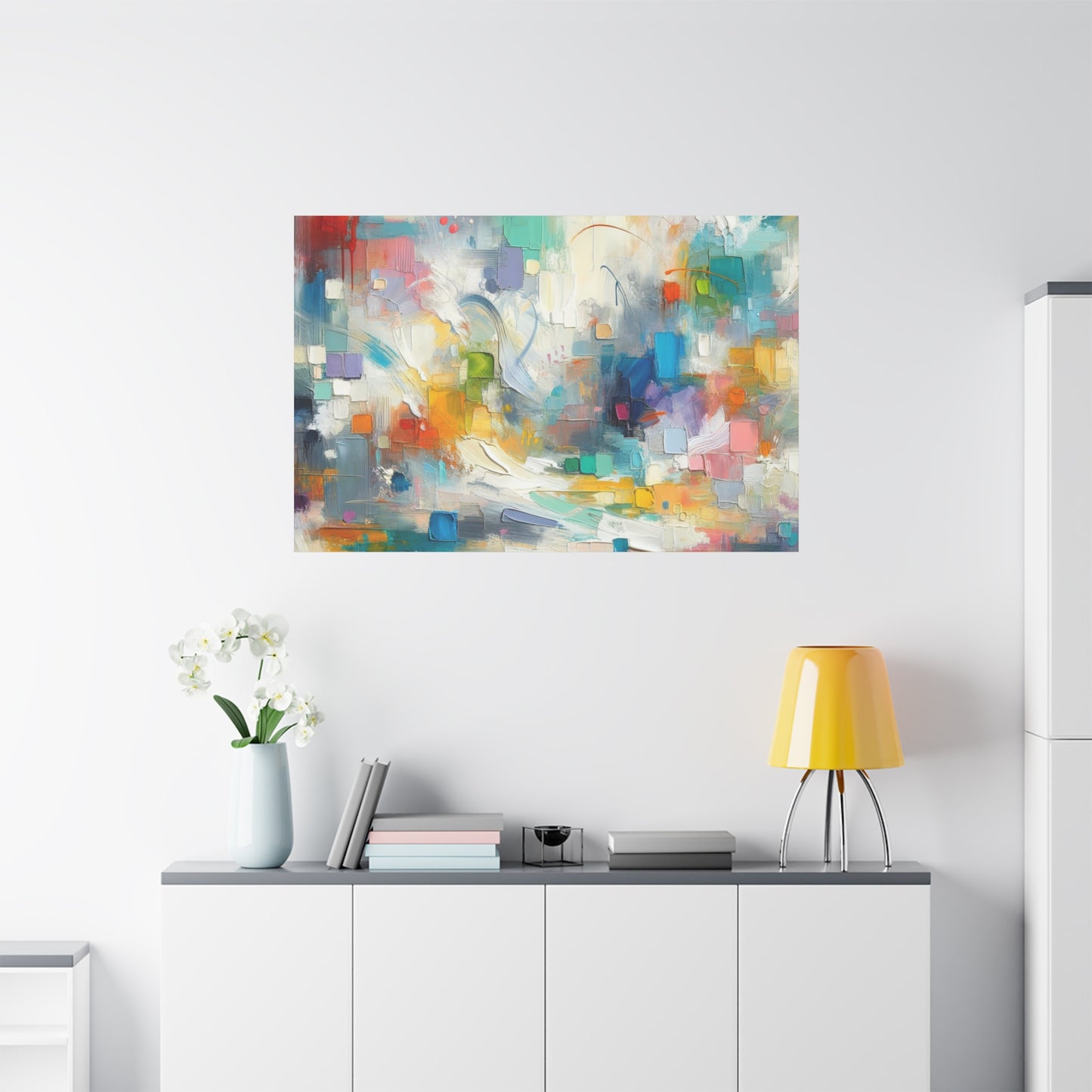 Abstract Color Burst - Matte Canvas, Stretched, 1.25"