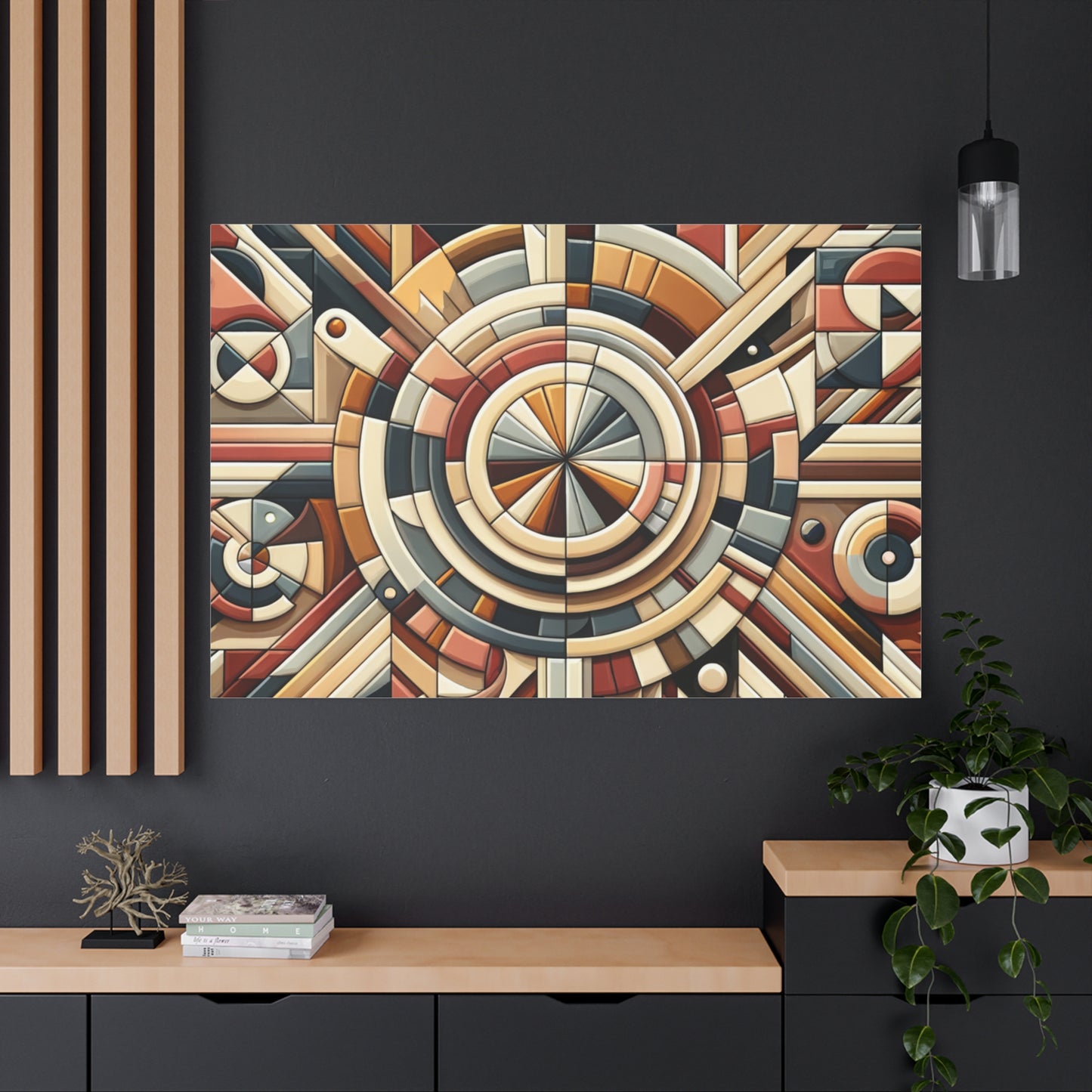 Geometric Abstraction - Matte Canvas, Stretched, 1.25"