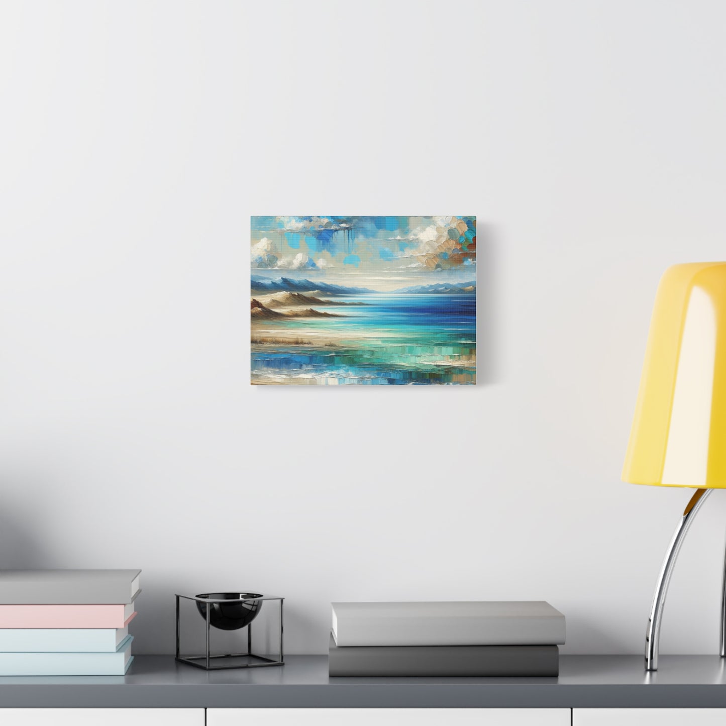 Matte Canvas, Stretched, 1.25" - Abstract Seaside Enchantment