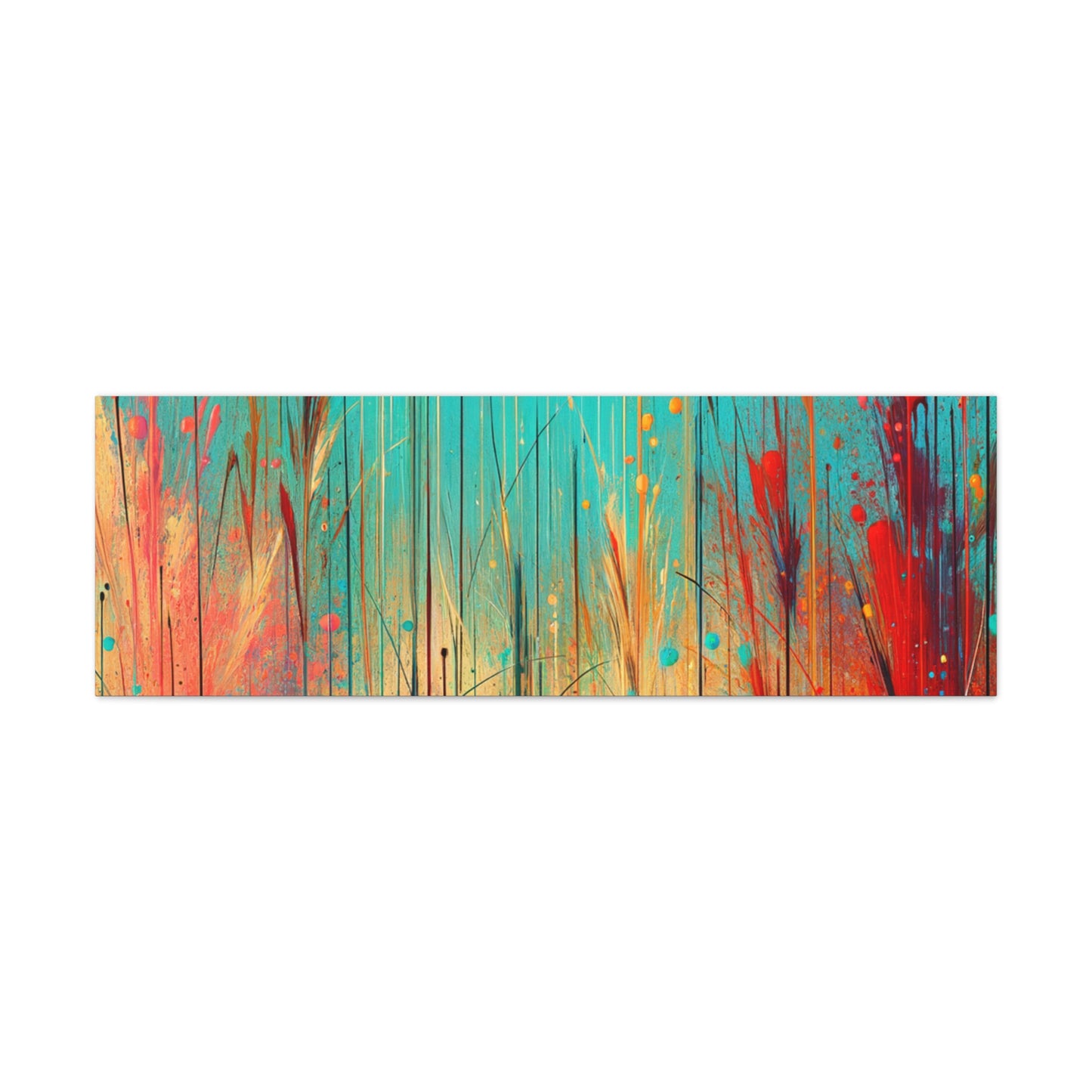 Vibrant Abstract Landscape - Matte Canvas, Stretched, 1.25"