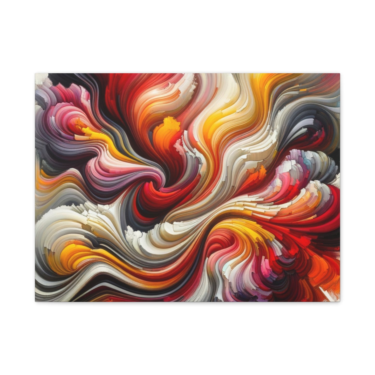 Vibrant Abstract Swirls - Matte Canvas, Stretched, 1.25"