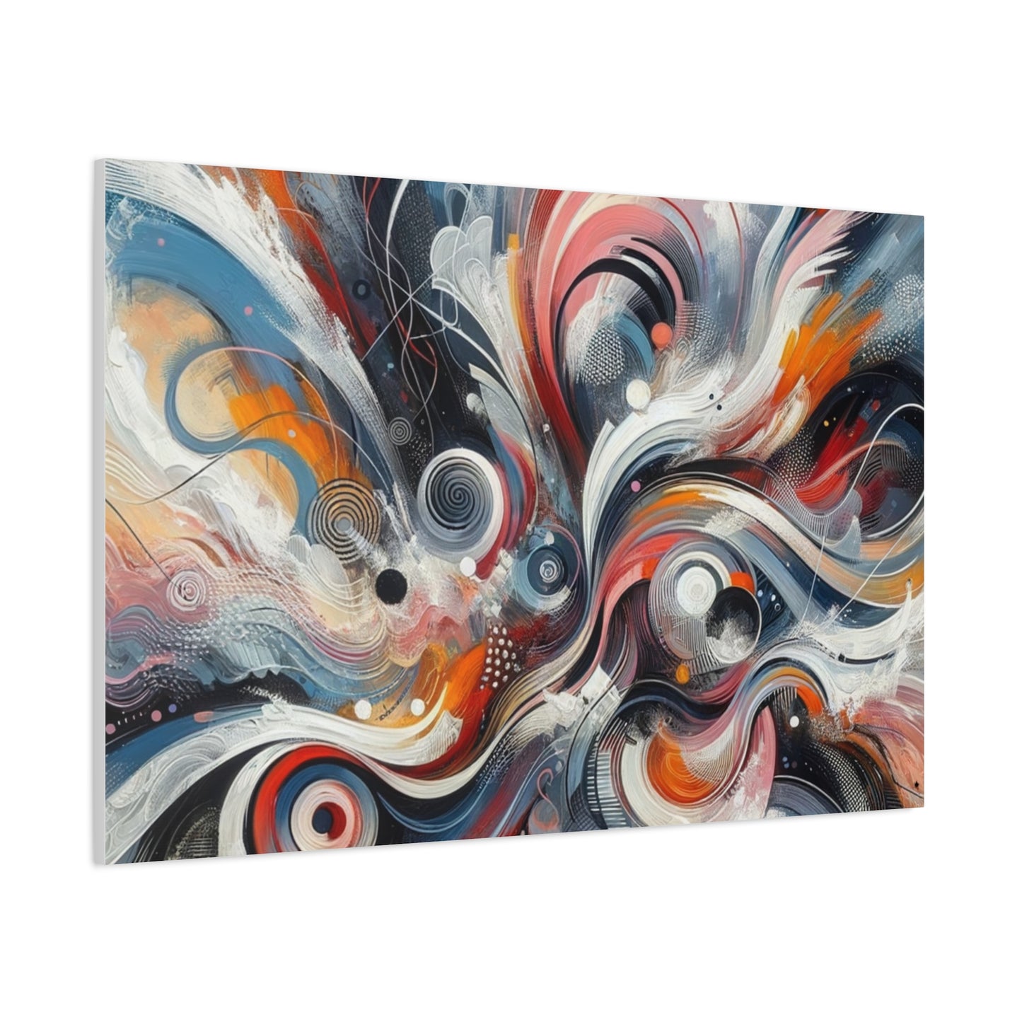 Abstract Swirl Matte Canvas, Stretched, 1.25"