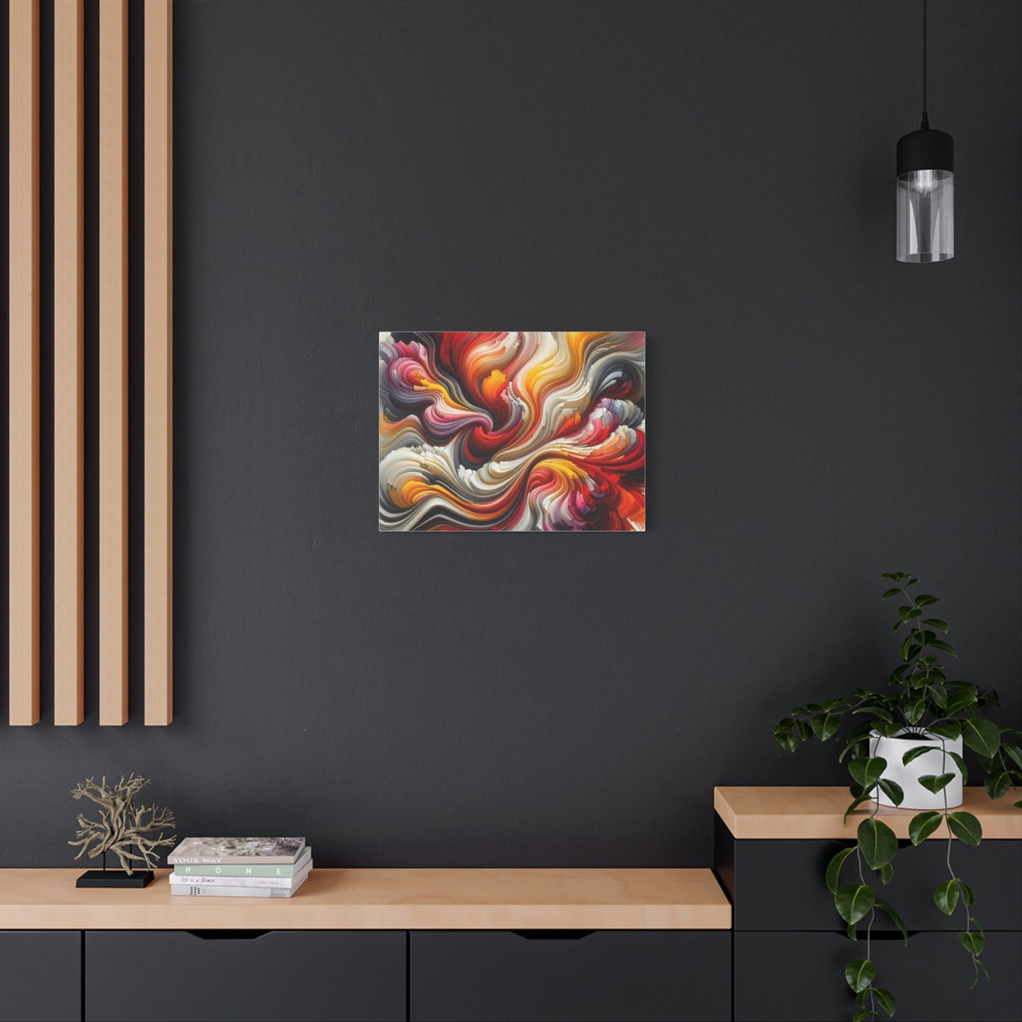 Vibrant Abstract Swirls - Matte Canvas, Stretched, 1.25"