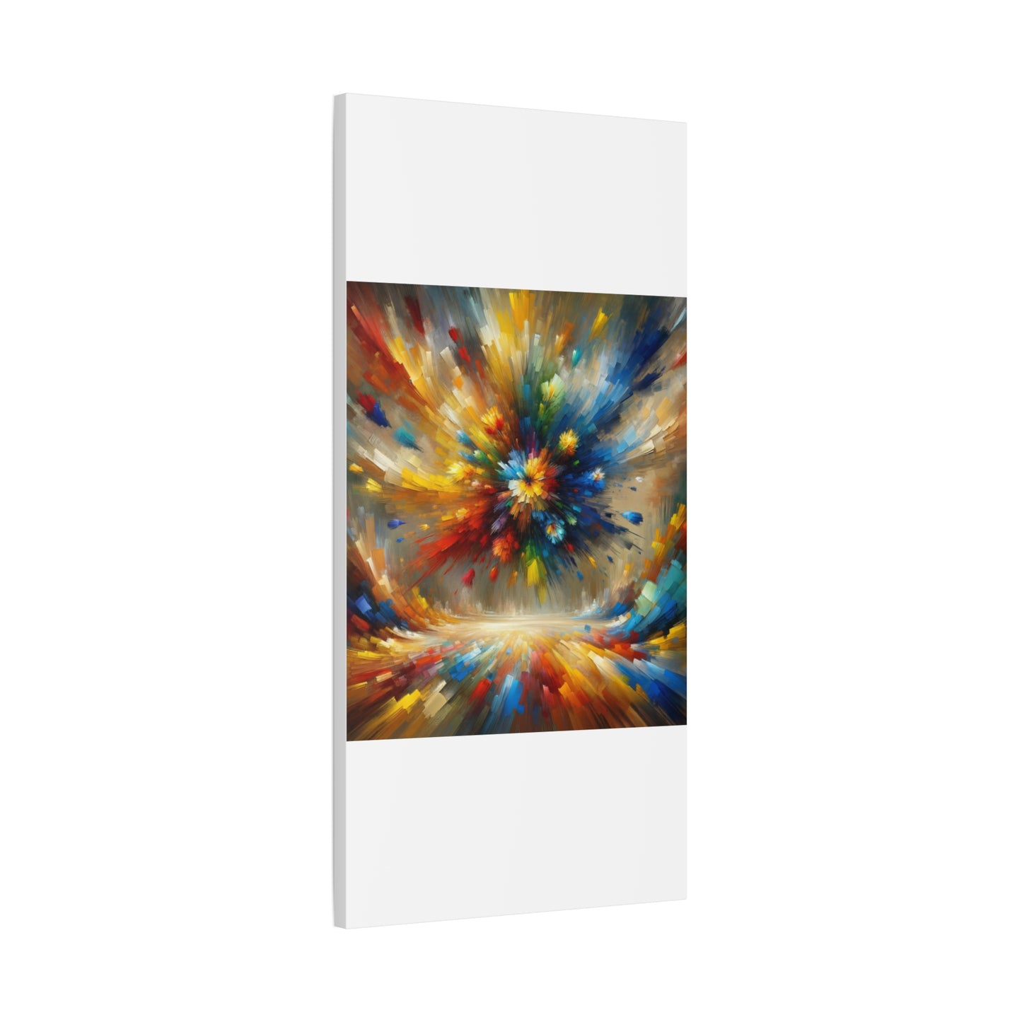 Abstract Burst of Colors - Matte Canvas, Stretched, 1.25"