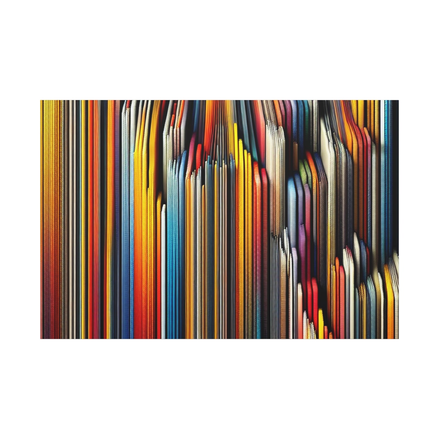 Vibrant Abstract Lines - Matte Canvas, Stretched, 1.25"